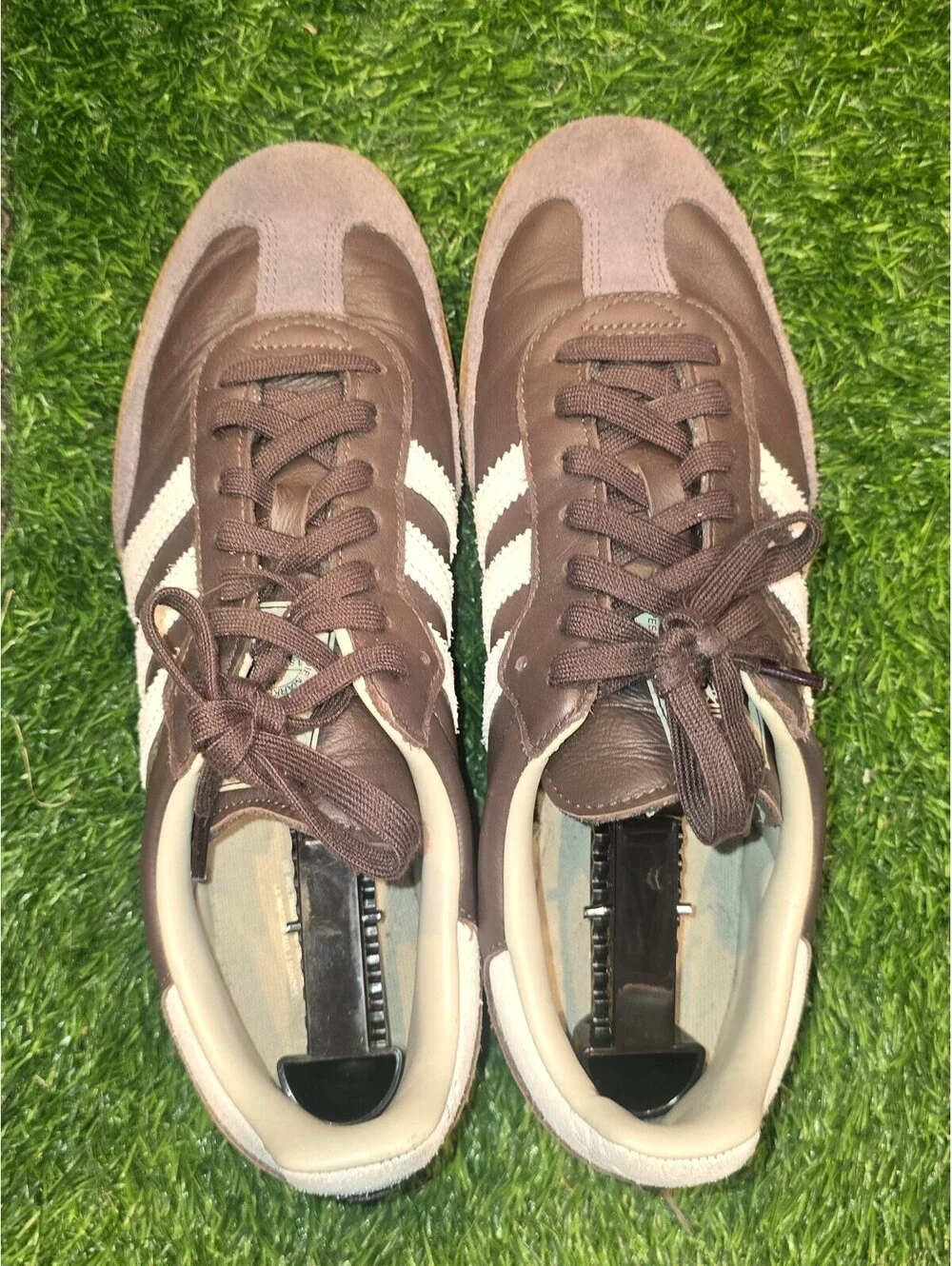 adidas Samba OG Men's Brown Putty Grey Sports Sneaker ID1481 Size 11.5 Mens